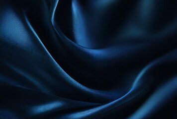 Obraz premium Blue silk background vector presentation design illustration,