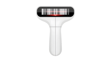 Modern barcode scanner for retail and inventory management solutions today