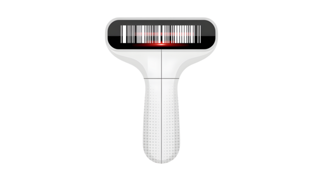 Modern barcode scanner for retail and inventory management solutions today