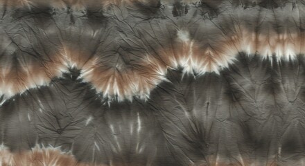 Tie dye abstract tiedye pattern with brown, white, and gray colors, creating a textured and organic look for commercial usage