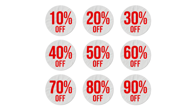 Huge sale now on with up to 90 percent off retail prices, don't miss out