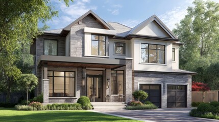 A surreal design with soft grays and whites features two classic clocks growing from bare tree branches against a minima