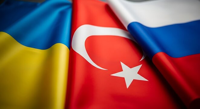 Ukraine Turkey Russia Flag Relationship Geopolitics