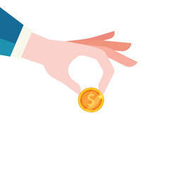 coin vector illustration