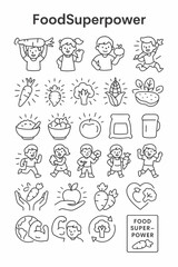 Healthy Food Superpowers Fruits, Vegetables, and a Balanced Diet for Energetic Living