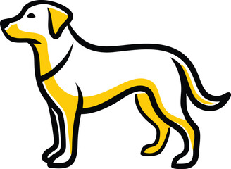 dog silhouette on white background (1).eps