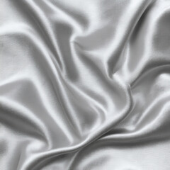 Elegant Silver Gray Satin Fabric Texture for Seamless Patterns