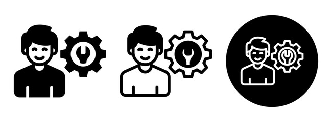 Skills Icon Collection Glyph & Mixed Style