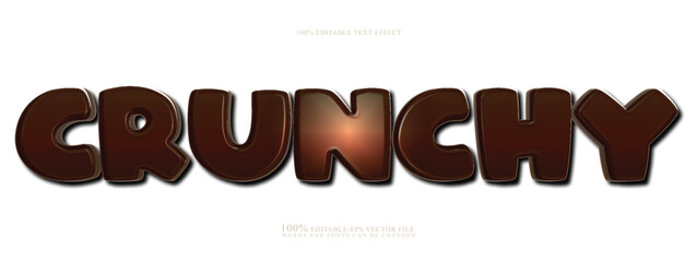 chocolate text effect editable food snack text style