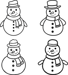 Christmas - thin line vector icon set. Pixel Perfect. Set contains such icons as Santa Claus, Christmas, Gift, Reindeer, Christmas Tree, Snowflake.
