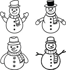 Christmas - thin line vector icon set. Pixel Perfect. Set contains such icons as Santa Claus, Christmas, Gift, Reindeer, Christmas Tree, Snowflake.
