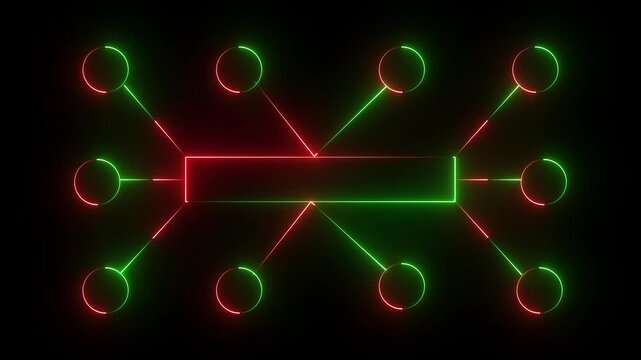 Ai tools or neon box icon. Multi function for Agentic AI technology motion background. Multi agent AI systems, Automate daily Tasks Smart AI solutions improve efficiency, Automate repetitive work. 4k 