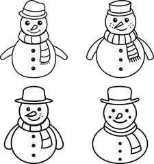 Christmas - thin line vector icon set. Pixel Perfect. Set contains such icons as Santa Claus, Christmas, Gift, Reindeer, Christmas Tree, Snowflake.
