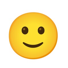 Fototapeta premium smiley face on white