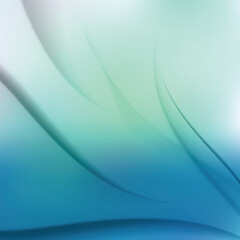 Abstract blue gradient mesh fluid vector art background.