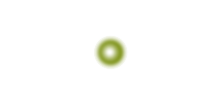 A single green sphere with a bright highlight on a white background ball circle isolated on a transparent background