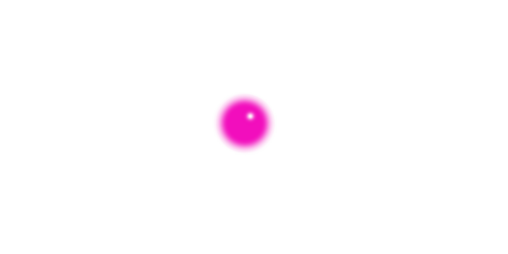 A single vibrant pink sphere with a white highlight on a clean white background ball circle isolated on a transparent background