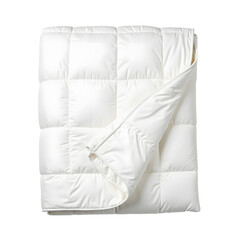 white Blanket isolated on white