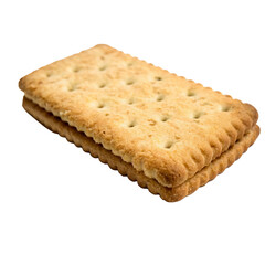 Dessert Biscuit PNG Isolated with Delicious Cream

