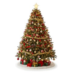 Christmas tree background 