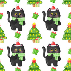 Christmas seamless pattern