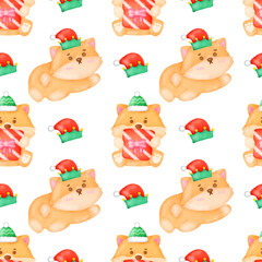 Christmas seamless pattern