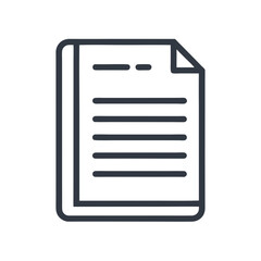 Modern document icon for streamlined business solutions and efficient workflow management, perfect for presentations and corporate branding material design