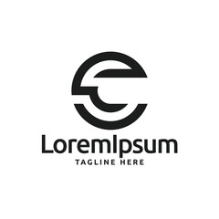 Modern etter c logo icon design