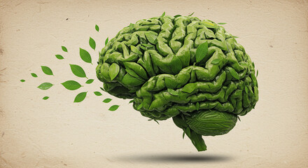 Leaf Brain Concept