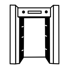 A drawing style icon showing lock keys