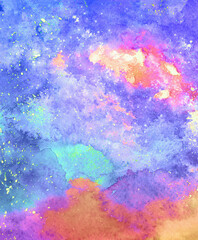 vibrant unreal starry skies