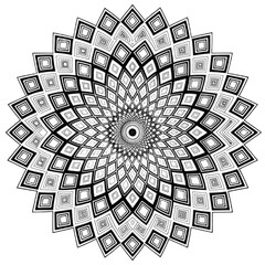 Black and white abstract background