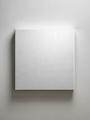 Mockup with blank white sheets of note paper, isolated on white background