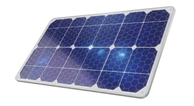 Solar panel photovoltaic cell energy renewable source isolated PNG with Transparent Background