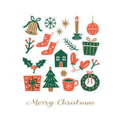 かわいいクリスマス素材セット