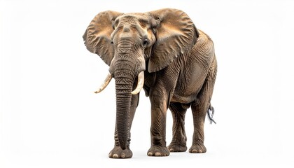 Obraz premium Powerful elephant facing forward (1)