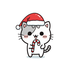 Cute Christmas Cat