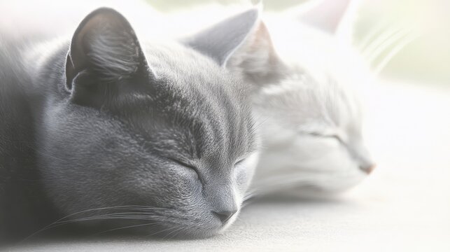 Two Cats Get Divorced in a Humorous Twist on Love and Separation." 