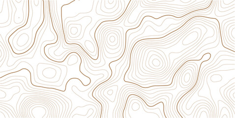 The topo contour or wallpaper. Mountain trail terrain or path. Vector illustration. Topographic gold luxury map background. Geographic abstract pattern.