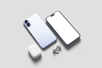 Clean Smartphone Mockup to showcase your designs for clients