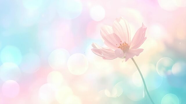 Dreamy bokeh background with translucent soft tones