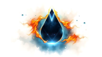 "Sorcerer casting neon spells, glowing arcane aura, mystical fantasy design, isolated on white background, PNG cutout, high-detail magical style"