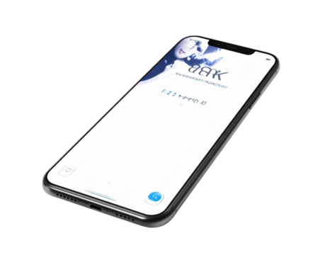 Futuristic Smartphone Concept – Transparent PNG