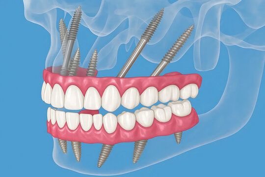 Maxillary prosthesis supported by zygomatic implants