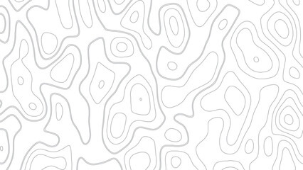 Topographic map lines background. Abstract vector illustration.