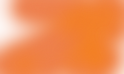 Soft gradient from orange to light orange creates a subtle backdrop on transparent background