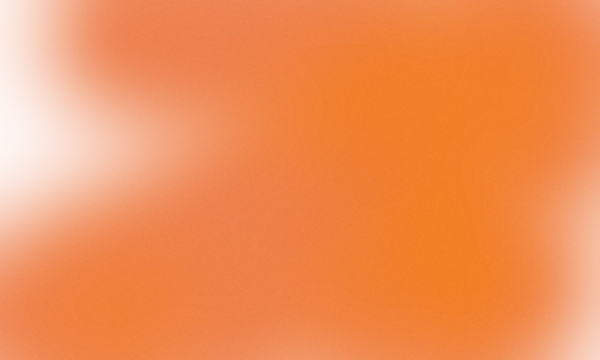 Soft gradient from orange to light orange creates a subtle backdrop on transparent background