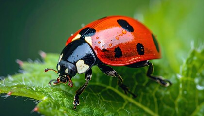 Ladybug visually striking high-quality image with artistic flair.