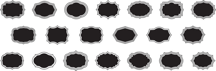 Cartoon Label Icons, Price Tag Clipart, Sticker Label Vector, Blank Label Illustration, Decorative Tag Cartoon, Outline Label Design, Black Label Symbol, Paper Label Cartoon, Sale Tag Vector, Cartoon 