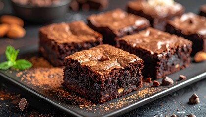 Chocolate Brownies detailed and vibrant artwork full of creative elements.